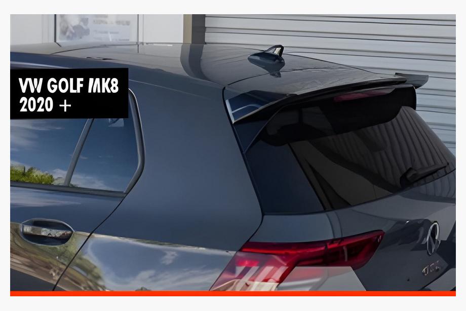 Volkswagen Golf 8 2019– Spoiler DPT V-2 (HB, černý lesk) Image