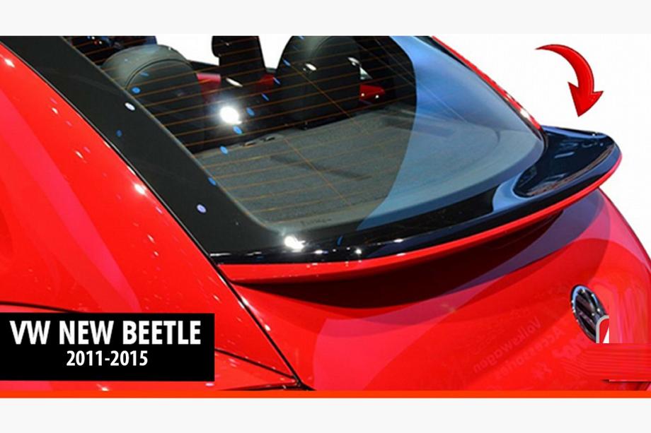 Volkswagen Beetle 2011–2015 Spoiler DPT (černý lesk) Image