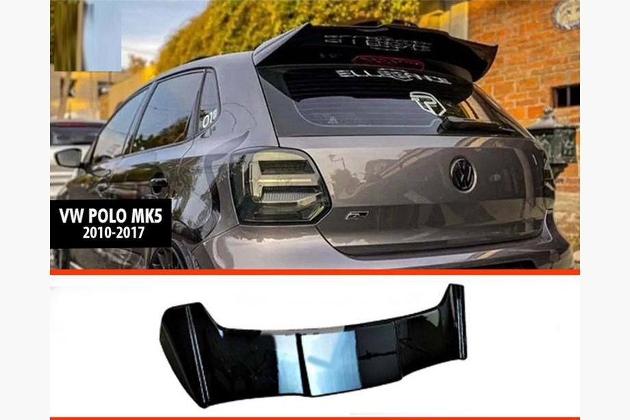Volkswagen Polo 2010–2017 Spoiler DPT V-1 (HB, černý lesk) Image