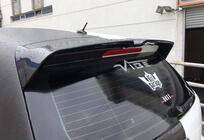 Volkswagen Polo 2010–2017 Spoiler DPT V-3 (HB, černý lesk) fotografie 1