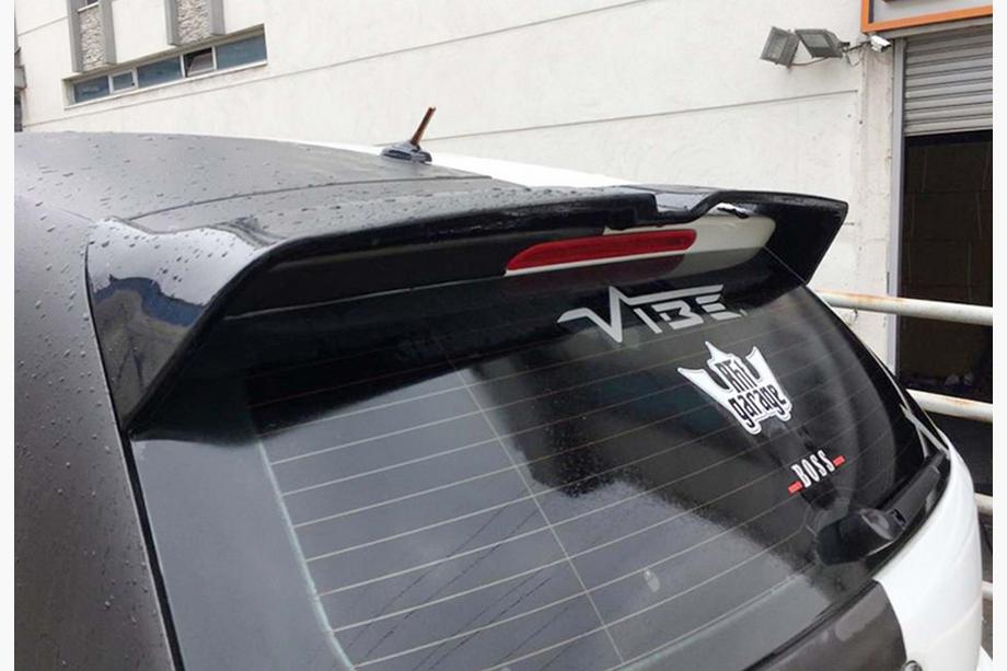Volkswagen Polo 2010–2017 Spoiler DPT V-3 (HB, černý lesk) Image