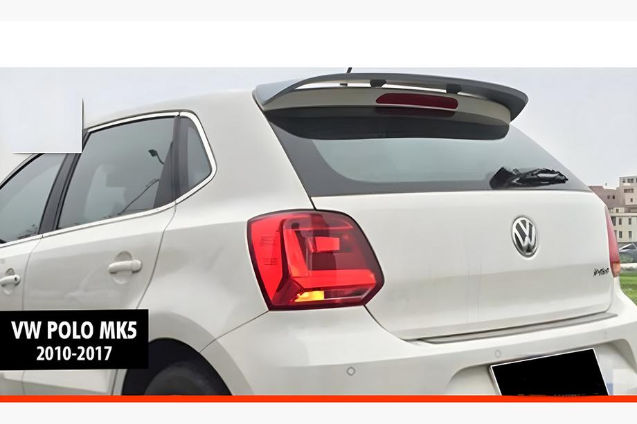 Volkswagen Polo 2010–2017 Spoiler DPT V-5 (HB, černý lesk) Image