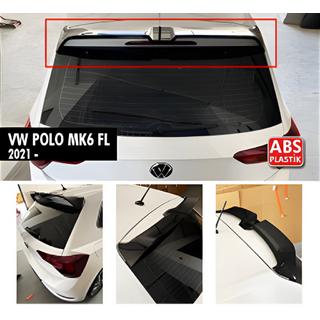 Spoiler DPT V-1 (2021+, HB, černý lesk) Volkswagen Polo 2017– fotografie 1