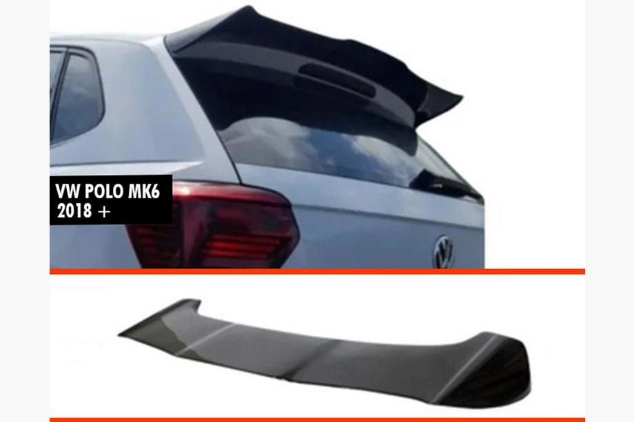 Volkswagen Polo 2017– Spoiler DPT V-2 (2017-2021, HB, černý lesk) Image