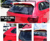 Volkswagen Polo 2017– Spoiler DPT V-4 (2017-2021, HB, černý lesk) fotografie 1