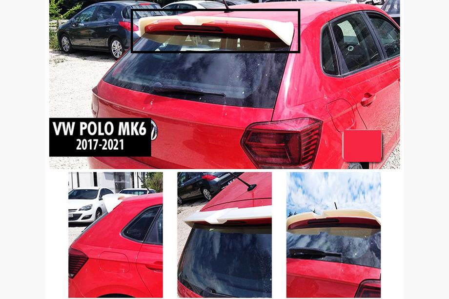 Volkswagen Polo 2017– Spoiler DPT V-4 (2017-2021, HB, černý lesk) Image