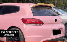 Volkswagen Scirocco 2008–2017 Spoiler DPT V-5 (2008-2013, černý lesk) fotografie 1