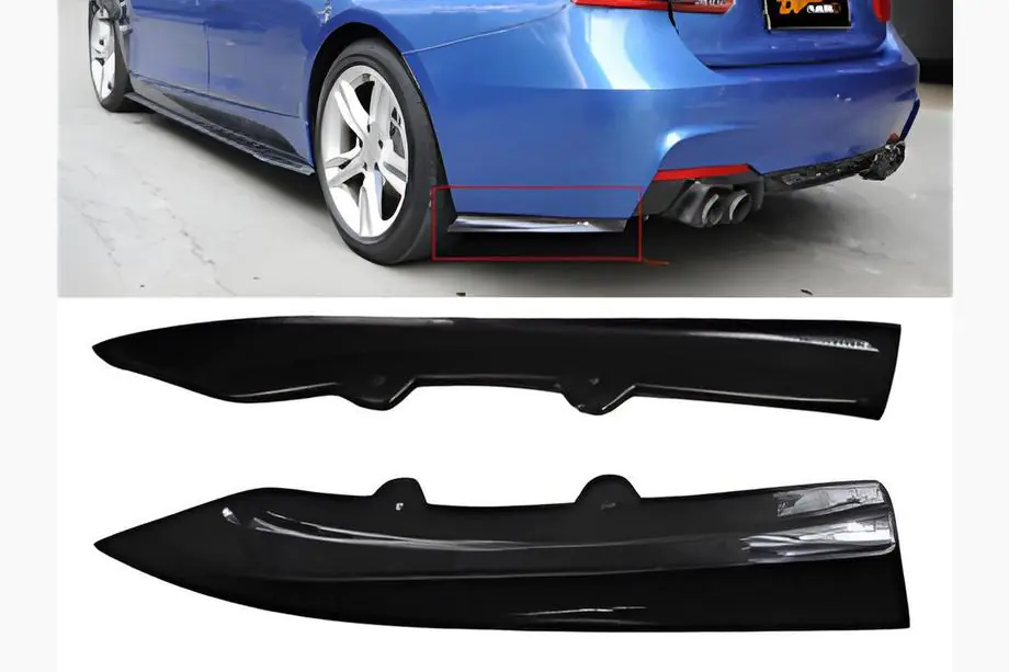 BMW řada 3 F30/F31 2012–2019 Zadní FLAP nástavce DPT (lesklá černá) Image