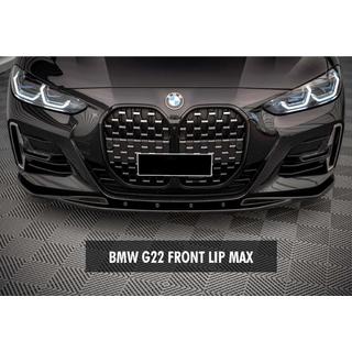 Přední lip spoiler DPT V-1 (pro G22/G23, lesklá černá) BMW řada 4 G22/23/26 2020– fotografie 1