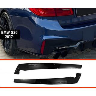 Zadní FLAP nástavce DPT (pro M-Sport/M5 F90, černý lesk) BMW řada 5 G30/G31 2017–2023 fotografie 1