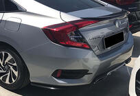 Honda Civic Sedan X 2016–2021 Zadní FLAP nástavce DPT (lesklá černá) fotografie 1