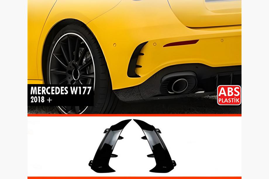 Mercedes A-class W177 2018– Zadní spoilerové nástavce DPT (lesklá černá) Image