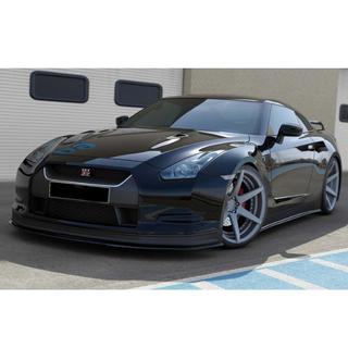 Přední lip spoiler DPT (lesklá černá) Nissan GT-R 2008–2025 fotografie 4