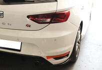 Seat Leon 2013–2020 Zadní FLAP nástavce DPT (lesklá černá) fotografie 1