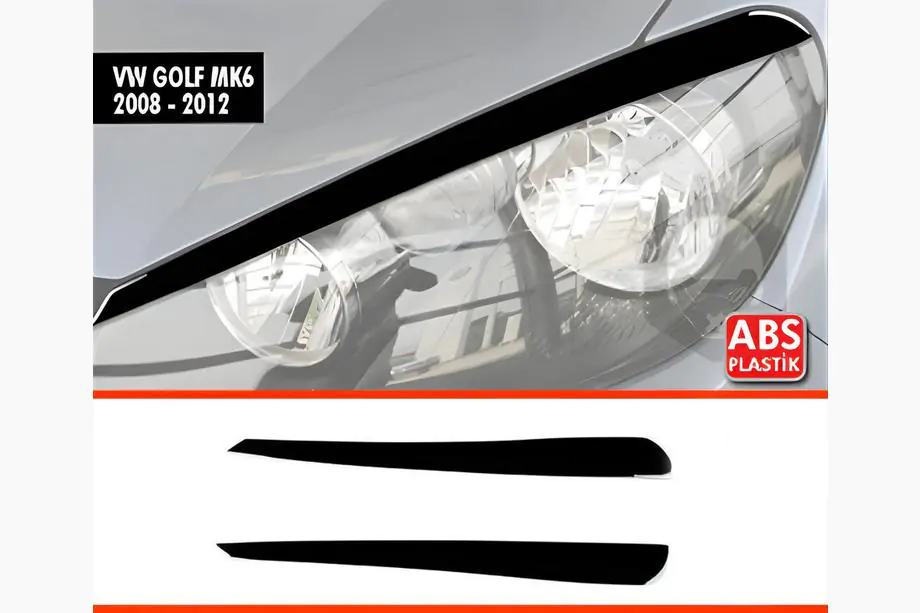 Volkswagen Golf 6 2008–2014 Mračítka DPT (2 ks, černý lesk) Image