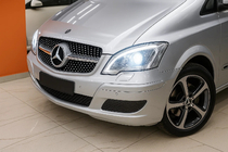 Mercedes Vito W639 2004–2014 Přední maska chladiče Diamond Silver (2010-2014) fotografie 1