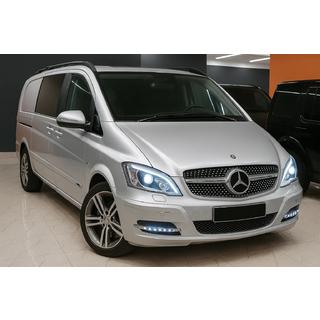 Přední maska chladiče Diamond Silver (2010-2014) Mercedes Vito W639 2004–2014 fotografie 2