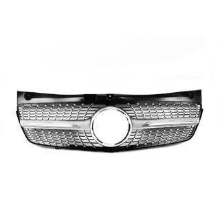 Přední maska chladiče Diamond Silver (2010-2014) Mercedes Vito W639 2004–2014 fotografie 3