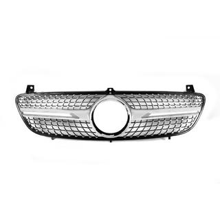 Přední maska chladiče Diamond Silver (2004-2010) Mercedes Vito W639 2004–2014 fotografie 3