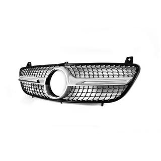 Přední maska chladiče Diamond Silver (2004-2010) Mercedes Vito W639 2004–2014 fotografie 4