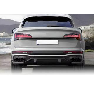 Zadní difuzor (2020-2024, s koncovkami Black) Audi Q5 2017–2025 fotografie 2