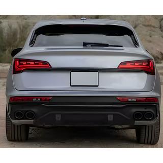 Zadní difuzor (2020-2024, s koncovkami Black) Audi Q5 2017–2025 fotografie 3