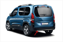 Citroen Berlingo/Multispace 2018– Chromová lišta zadního nárazníku Omsa Line fotografie 2