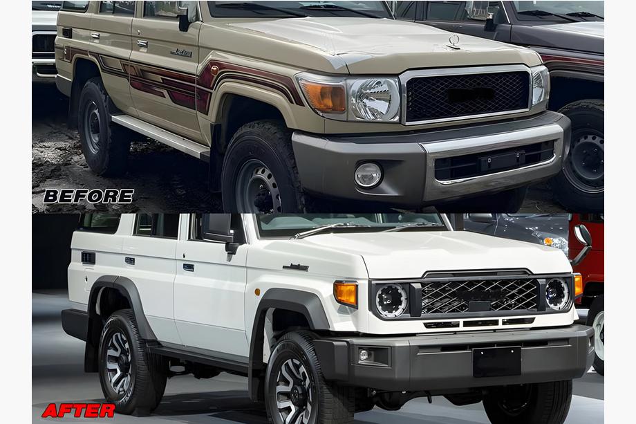 Toyota Land Cruiser 70 1984– Faceliftová sada pro rok 2024 Image