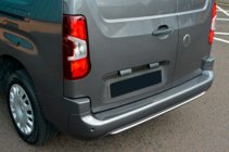 Opel Combo 2019– Chromová lišta zadního nárazníku Omsa Line fotografie 8