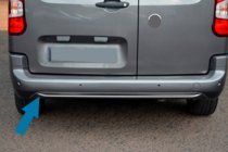 Opel Combo 2019– Chromová lišta zadního nárazníku Omsa Line fotografie 5