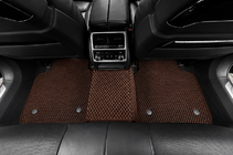 BMW řada 7 G11/G12 2015–2022 EVA autokoberce do interiéru (pro G12, hnědé) fotografie 3