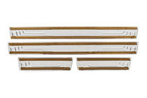 Renault Megane I 1996–2004 Kryty prahů V-2 (4 ks, nerez) fotografie 4