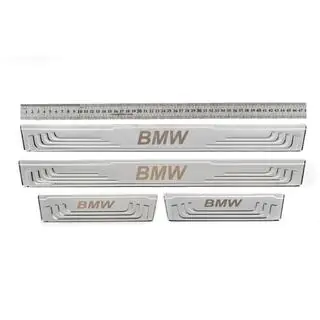 Univerzální nerezové kryty prahů BMW V-2 (4 ks) fotografie 1