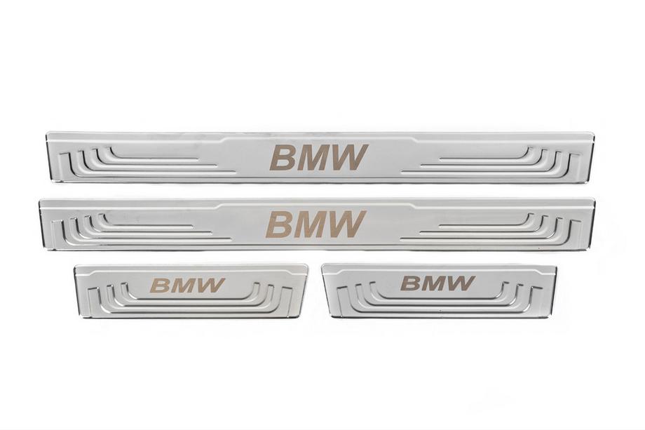 BMW Univerzální nerezové kryty prahů BMW V-2 (4 ks) Fotografie 2