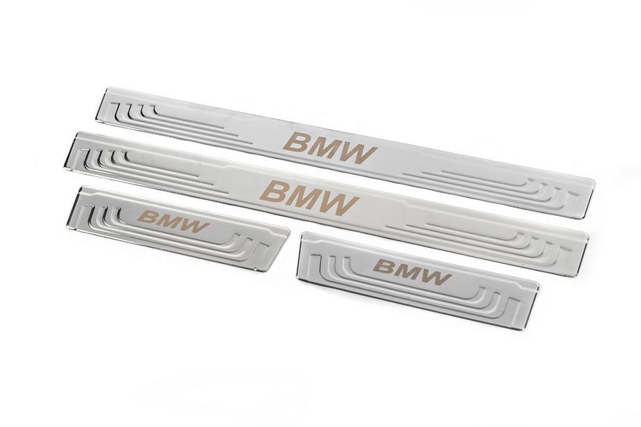 BMW Univerzální nerezové kryty prahů BMW V-2 (4 ks) Fotografie 3