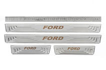 Ford Univerzální kryty prahů Ford V-2 (4 ks, nerez) fotografie 1