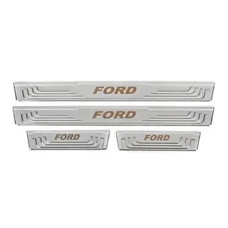 Univerzální kryty prahů Ford V-2 (4 ks, nerez) fotografie 2
