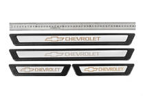 Chevrolet Univerzální nerezové lišty prahů Chevrolet V-3 (4 ks) fotografie 1
