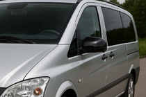 Mercedes Vito W639 2004–2014 Kryty zrcátek černé (2010-2014, nerez) fotografie 1