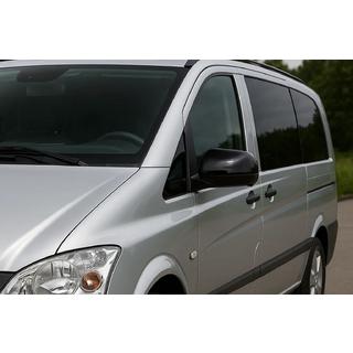 Kryty zrcátek černé (2010-2014, nerez) Mercedes Vito W639 2004–2014 fotografie 1
