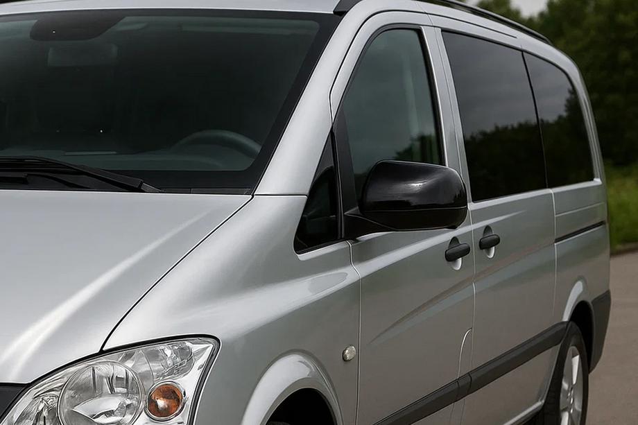 Mercedes Vito W639 2004–2014 Kryty zrcátek černé (2010-2014, nerez) Image
