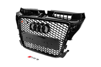 Audi A3 2003–2012 Přední maska RS-style (2008-2012, černá s chromem) fotografie 2