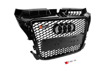 Audi A3 2003–2012 Přední maska RS-style (2008-2012, černá s chromem) fotografie 3