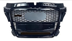 Audi A3 2003–2012 Přední maska chladiče RS-style V-2 (2008-2012, černá) fotografie 1