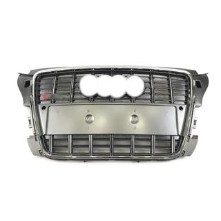 Přední maska chladiče S-style (2008-2012, šedá s chromem) Audi A3 2003–2012 fotografie 2