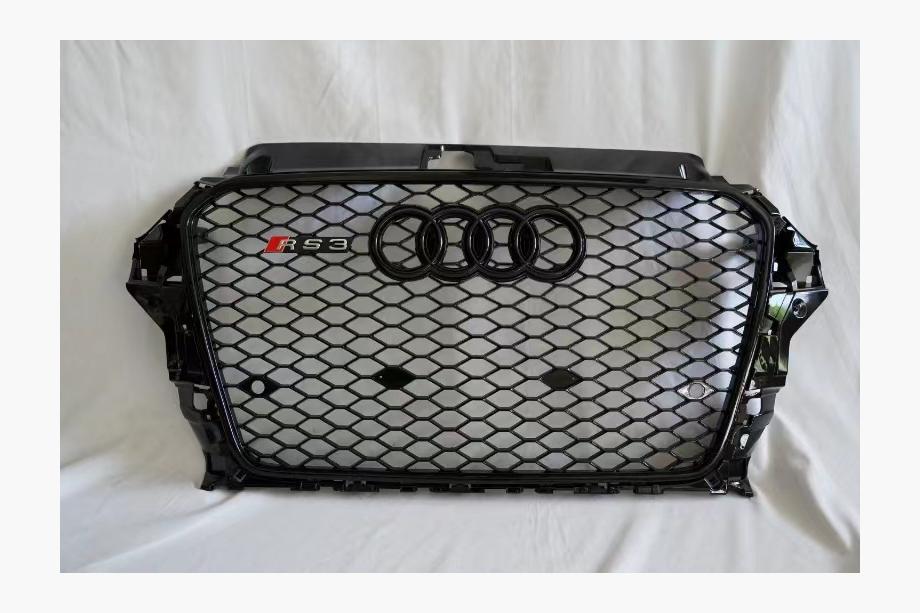 Audi A3 2012–2020 Přední maska chladiče ve stylu RS (2012-2016, černá) Image