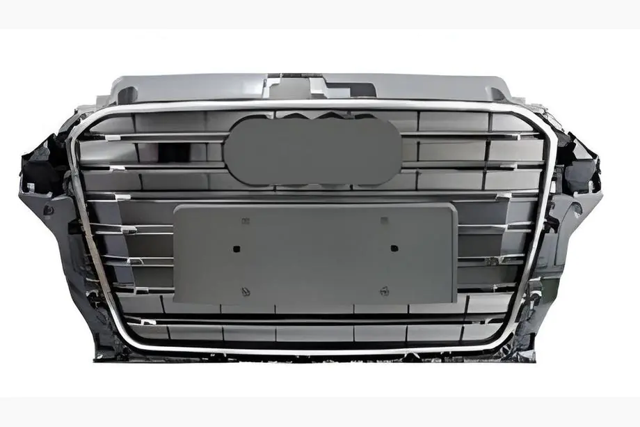 Audi A3 2012–2020 Přední maska RS-style (2012-2016, šedá s chromem) Image