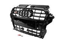 Audi A3 2012–2020 Přední maska chladiče S-style (2012-2016, černá) fotografie 2