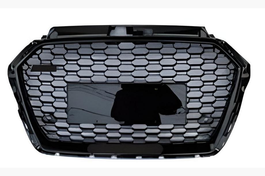 Audi A3 2012–2020 Predni maska chladiče RS-style (2016-2020, bez loga, cerna) Image