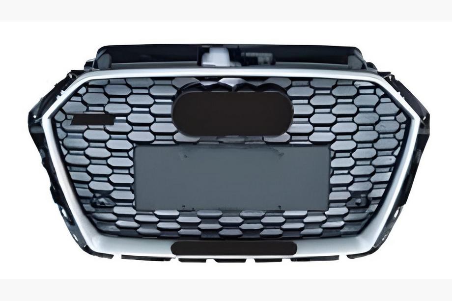 Audi A3 2012–2020 Přední maska RS-style (2016-2020, černo-šedá s chromem) Image